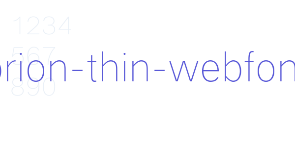 cabrion-thin-webfont font free