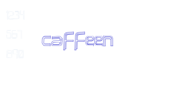 caffeen font free