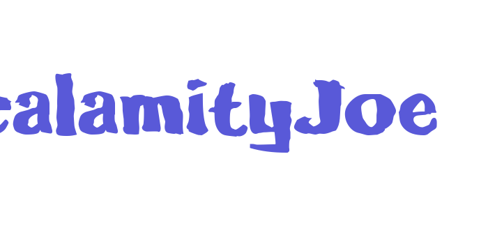 calamityJoe Font