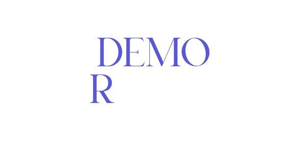 cary DEMO Regular font free