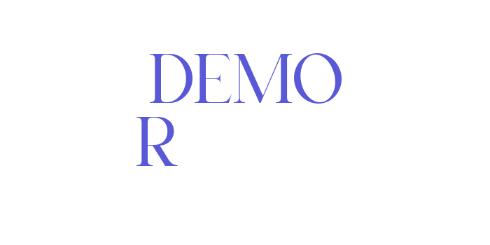 cary DEMO Regular Font