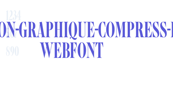 caslon-graphique-compress-d WebFont font