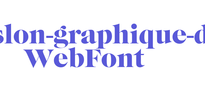 caslon-graphique-d WebFont Font Download