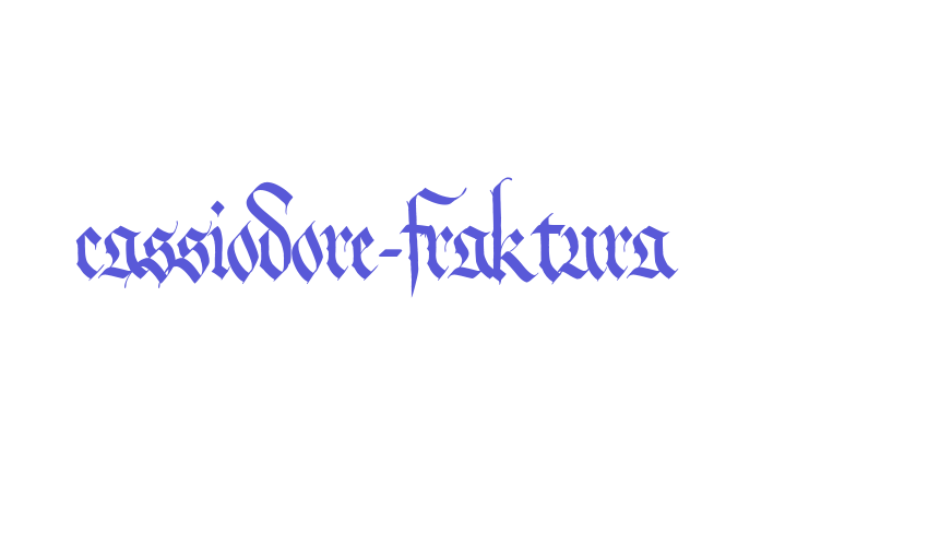 cassiodore-fraktura Font Download