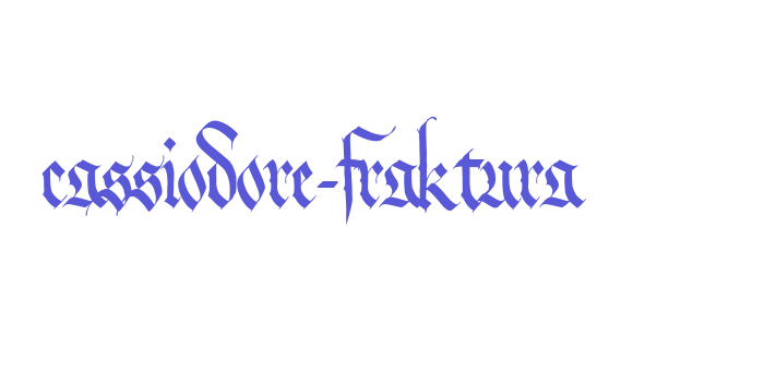 cassiodore-fraktura Font Download