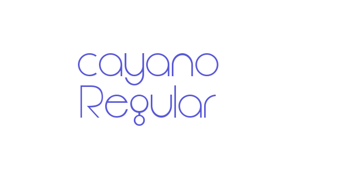 cayano Regular Font Download