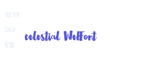 celestial WebFont font free