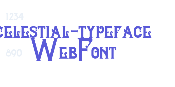 celestial-typeface WebFont font