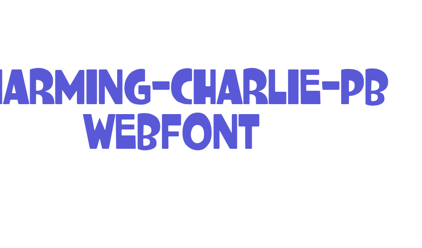 charming-charlie-pb WebFont Font