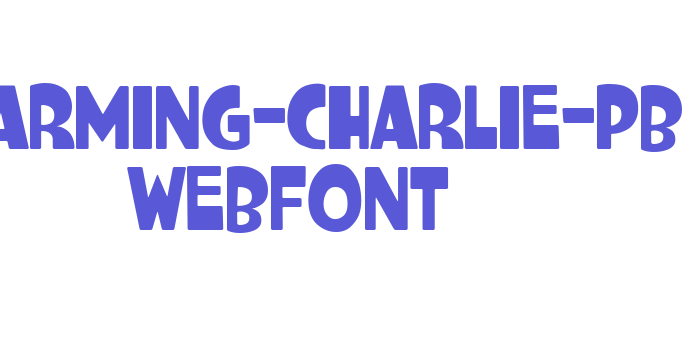 charming-charlie-pb WebFont Font Download