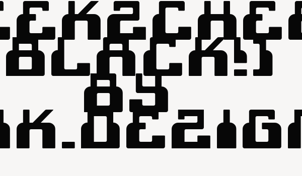 cheek2cheek (black!) by shk.dezign Font