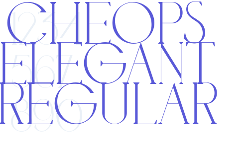 cheops elegant Regular Font Download