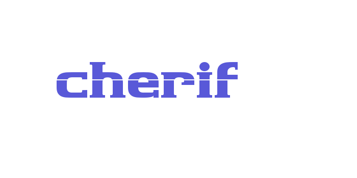 cherif Font