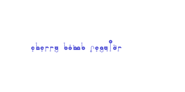 cherry bomb Regular Font Download