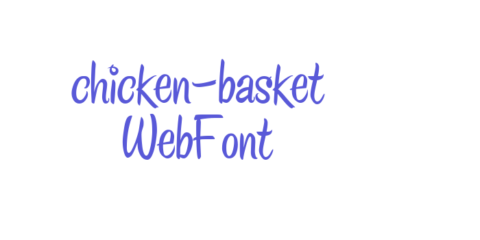 chicken-basket WebFont Font Download