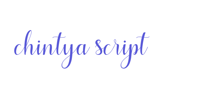 chintya script Font