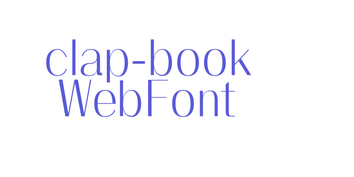 clap-book WebFont Font Download