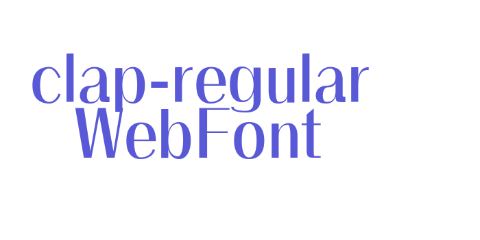 clap-regular WebFont Font Download