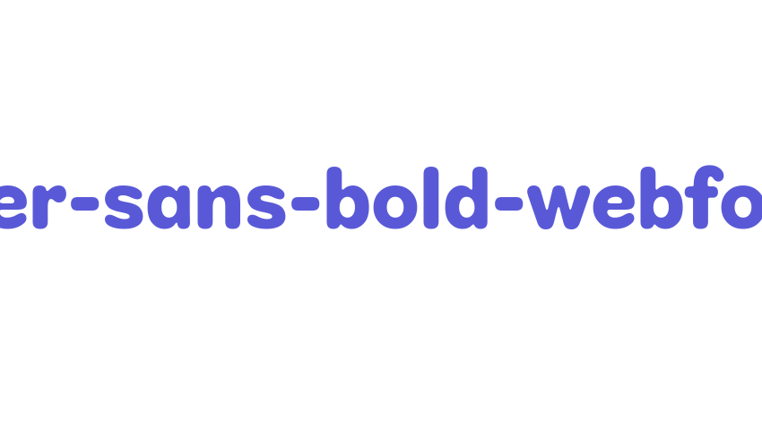 cobbler-sans-bold-webfont Font Download