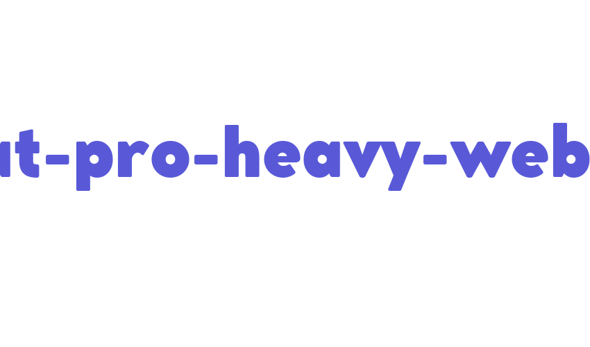 cocomat-pro-heavy-webfont Font Download