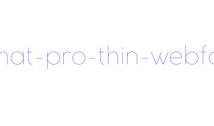 cocomat-pro-thin-webfont Font Download