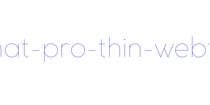 cocomat-pro-thin-webfont Font Download