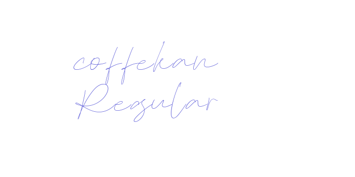 coffekan Regular Font Download