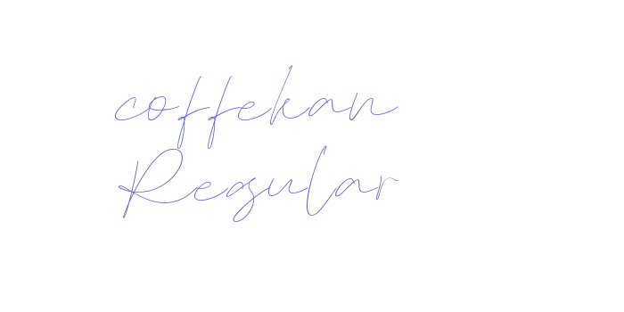 coffekan Regular Font