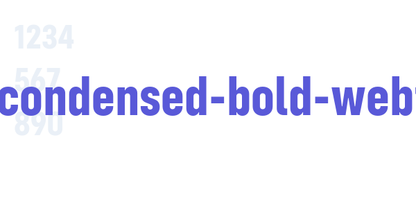 config-condensed-bold-webfont font free