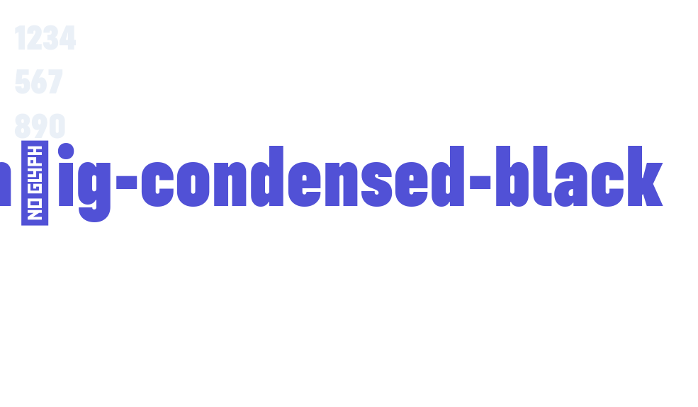 config-condensed-black-font-download