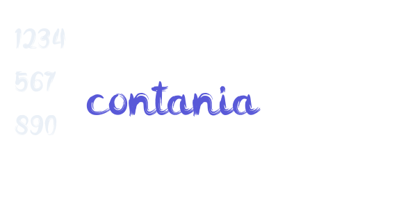 contania font free