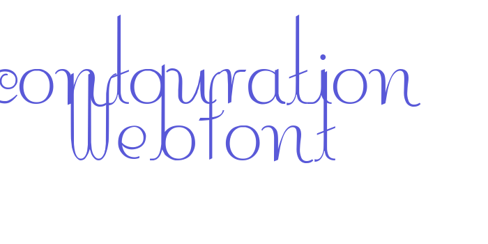 contouration WebFont Font Download