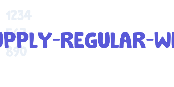 cookie-supply-regular-webfont font free