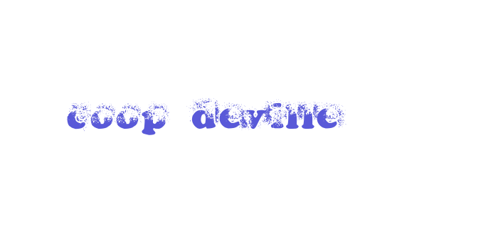 coop deville Font Download