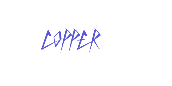 copper Font