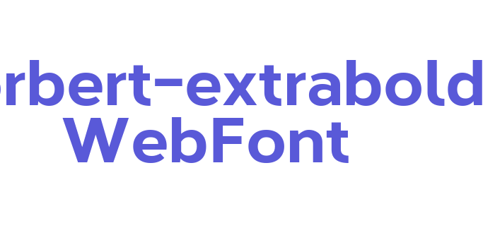 corbert-extrabold WebFont Font Download