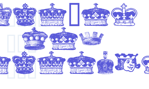 crowns and coronets Font Download