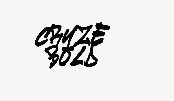 cruze Bold Font