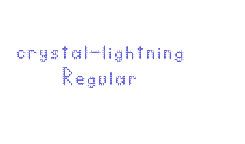 crystal-lightning Regular Font Download