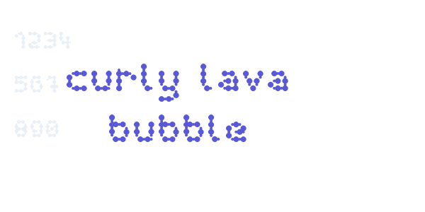 curly lava bubble font free