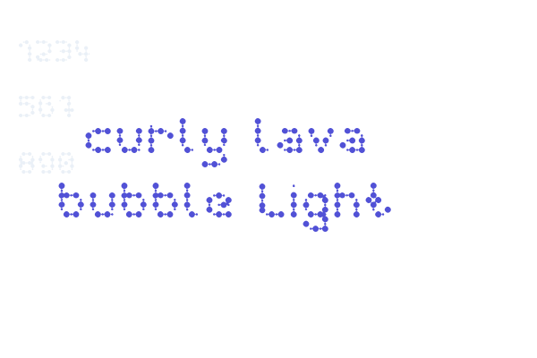 curly lava bubble Light