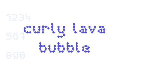 curly lava bubble-font-download