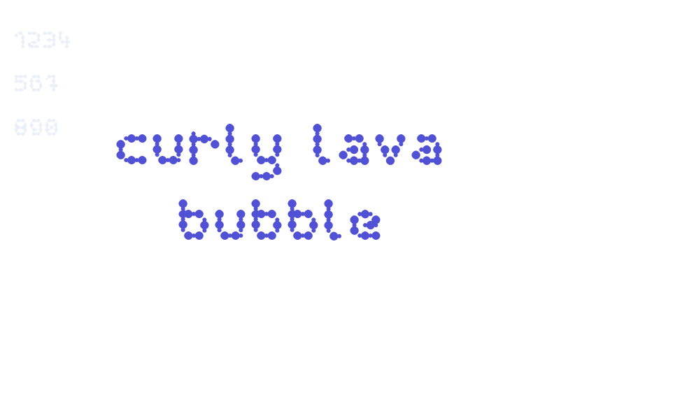 curly lava bubble-font-download