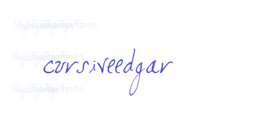 cursiveedgar-font-download