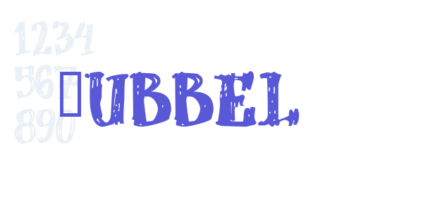 dUBBEL font free