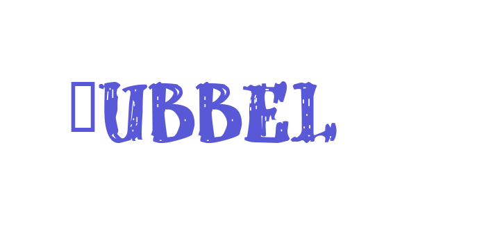 dUBBEL Font Download