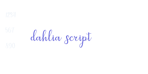 dahlia script font free