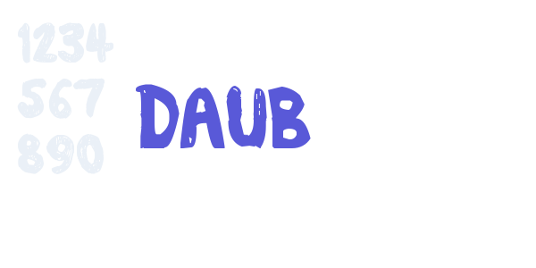 daub font free