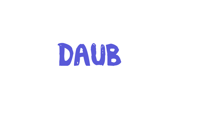 daub Font