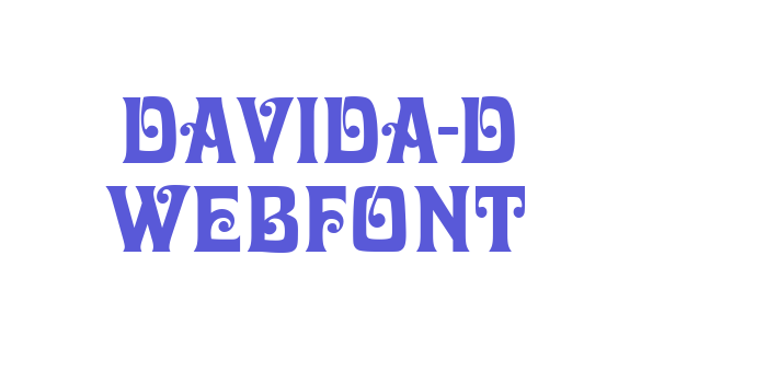 davida-d WebFont Font Download